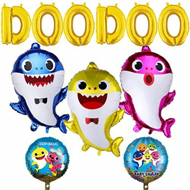 Baby Shark Round Helium Party Balloon